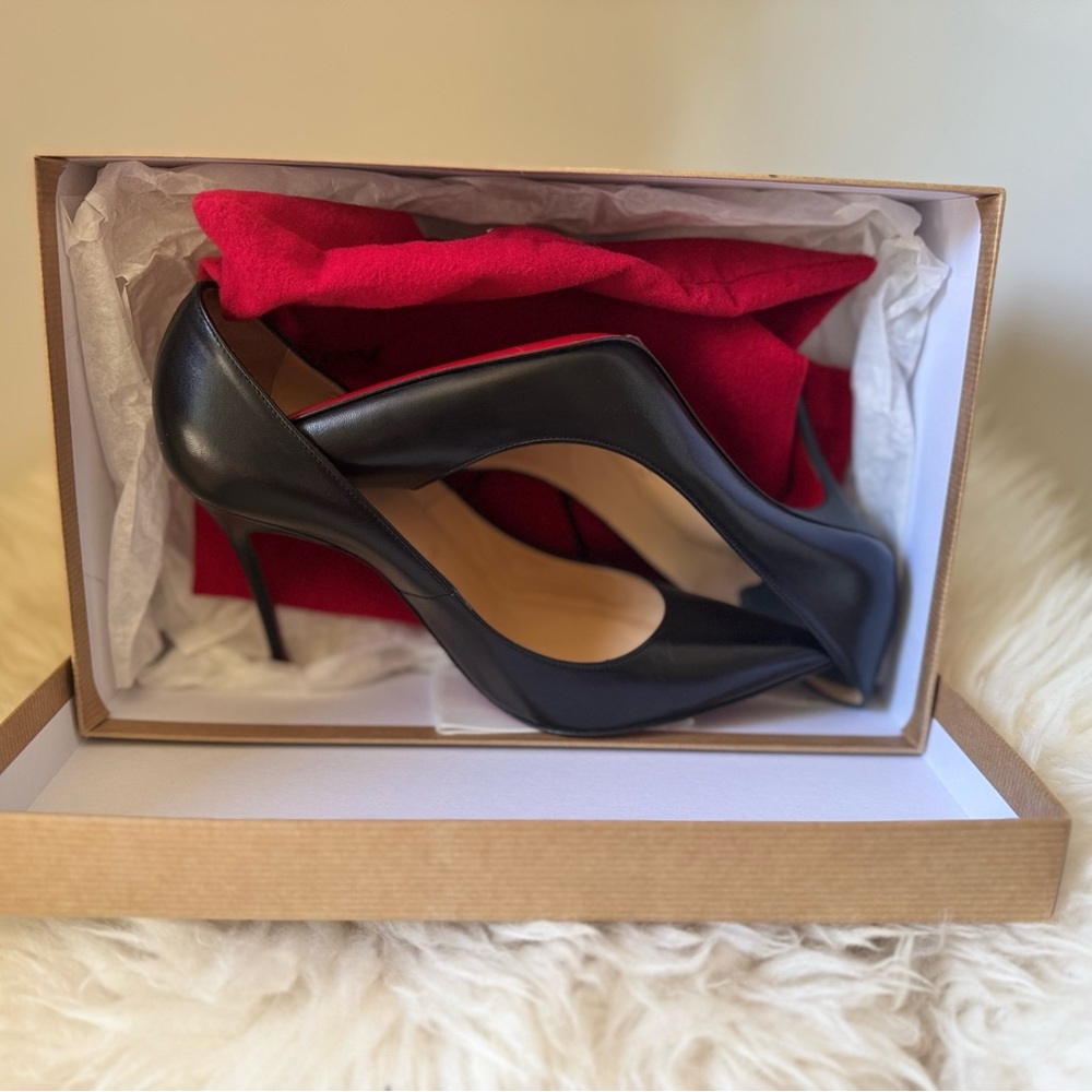 Christian Louboutin Black Patent Leather Heels